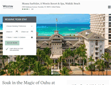 Tablet Screenshot of moana-surfrider.com